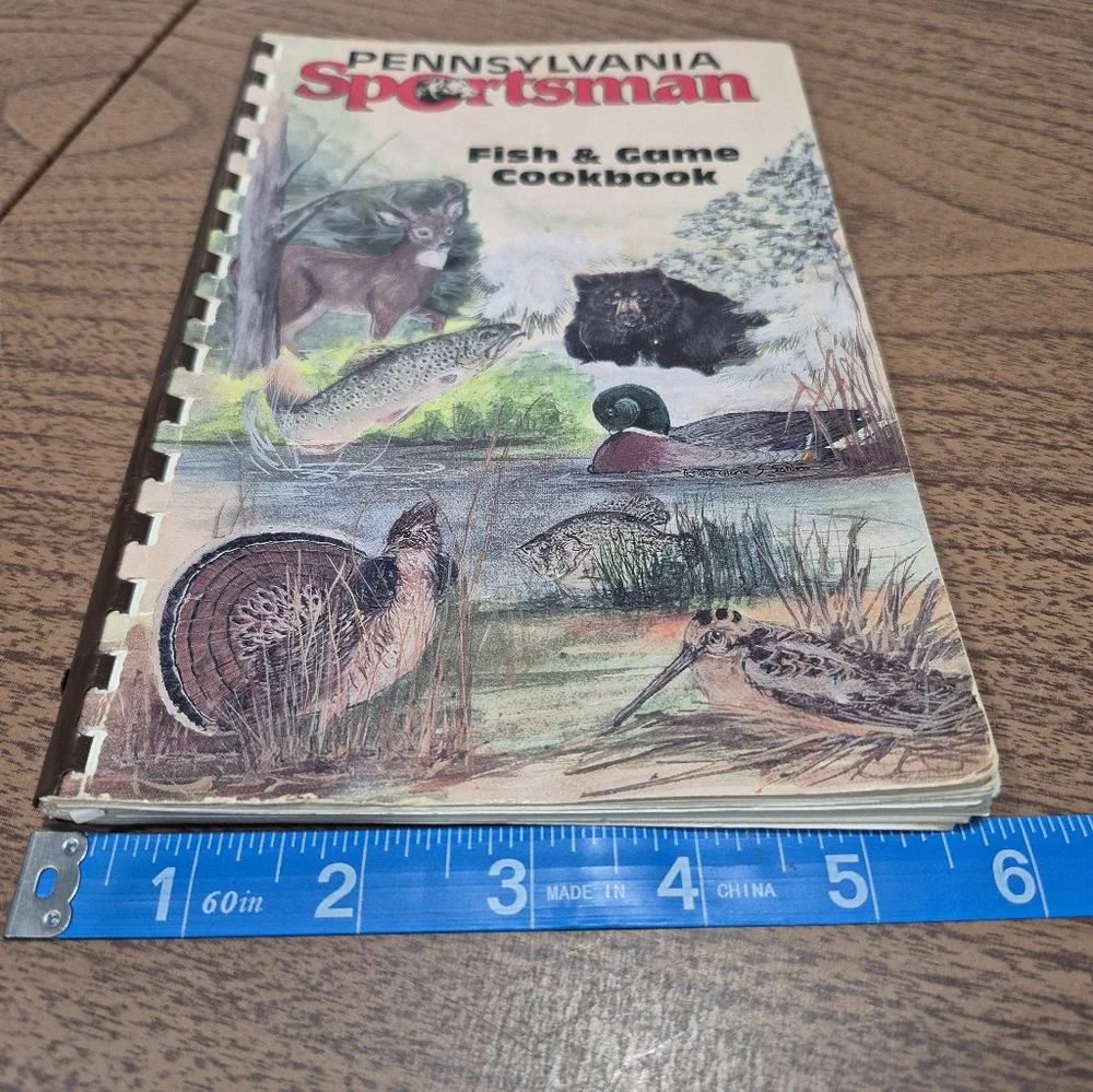 Vintage Pennsylvania Sportsman Fish & Game Cookbook